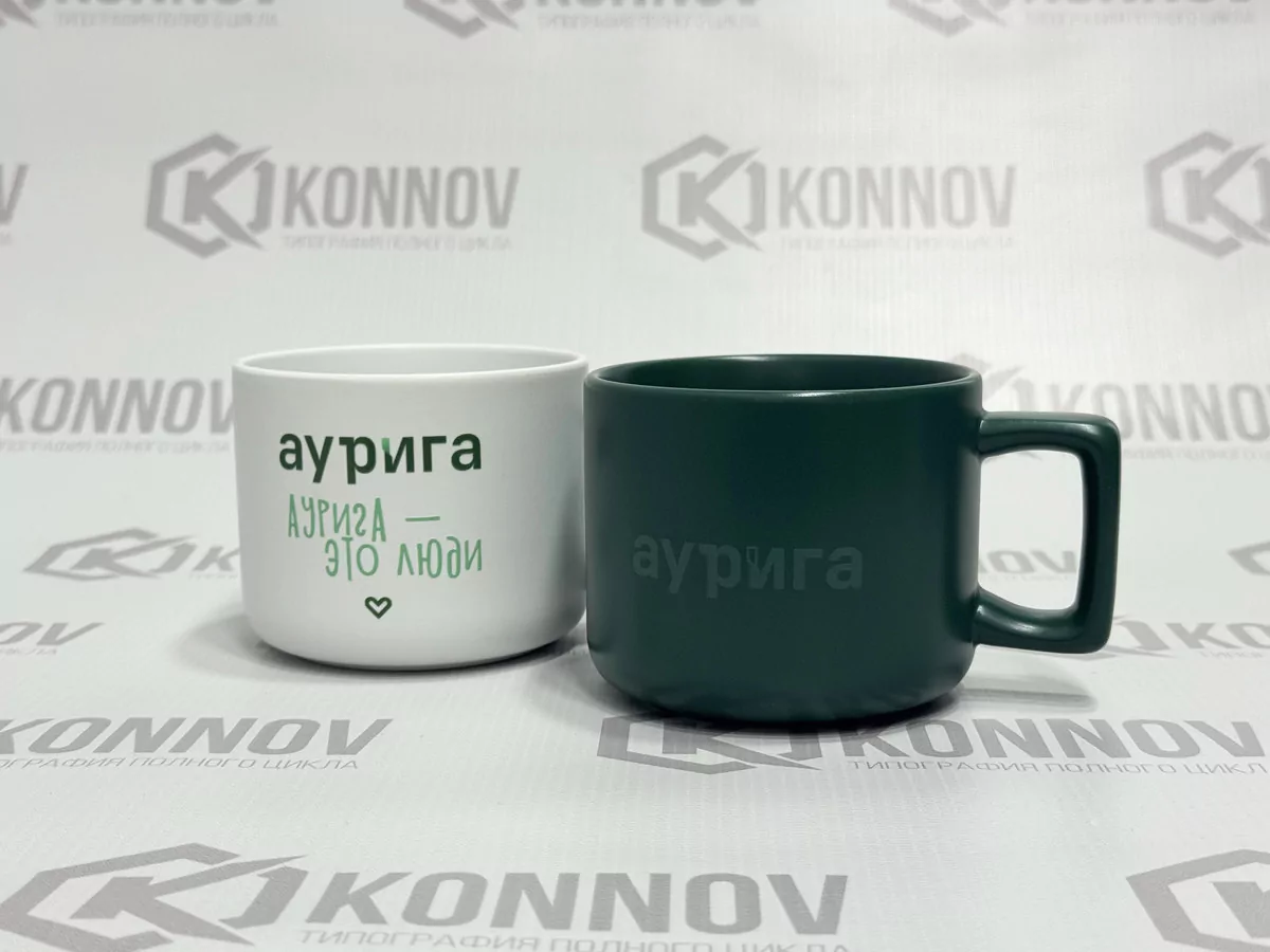 Печать на кружках с логотипом — брендированные сувениры от KO-NNOV